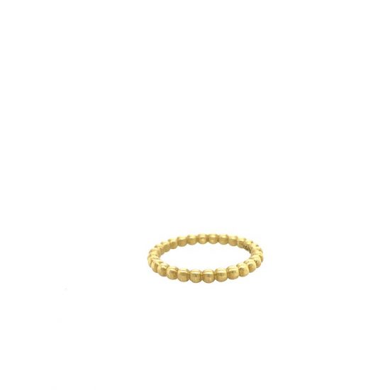 Golden Bead Stack Ring