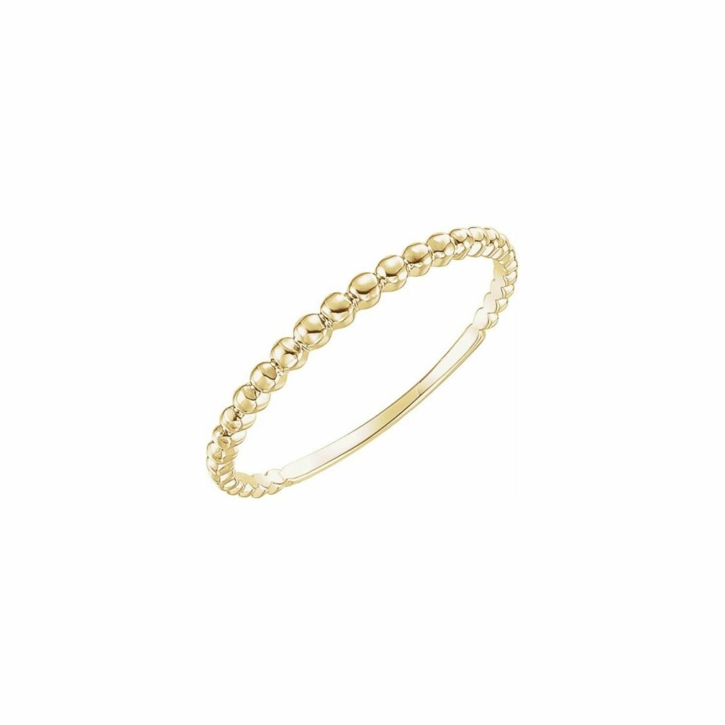 Petite Bead Band with Sizing Bar 1.6mm