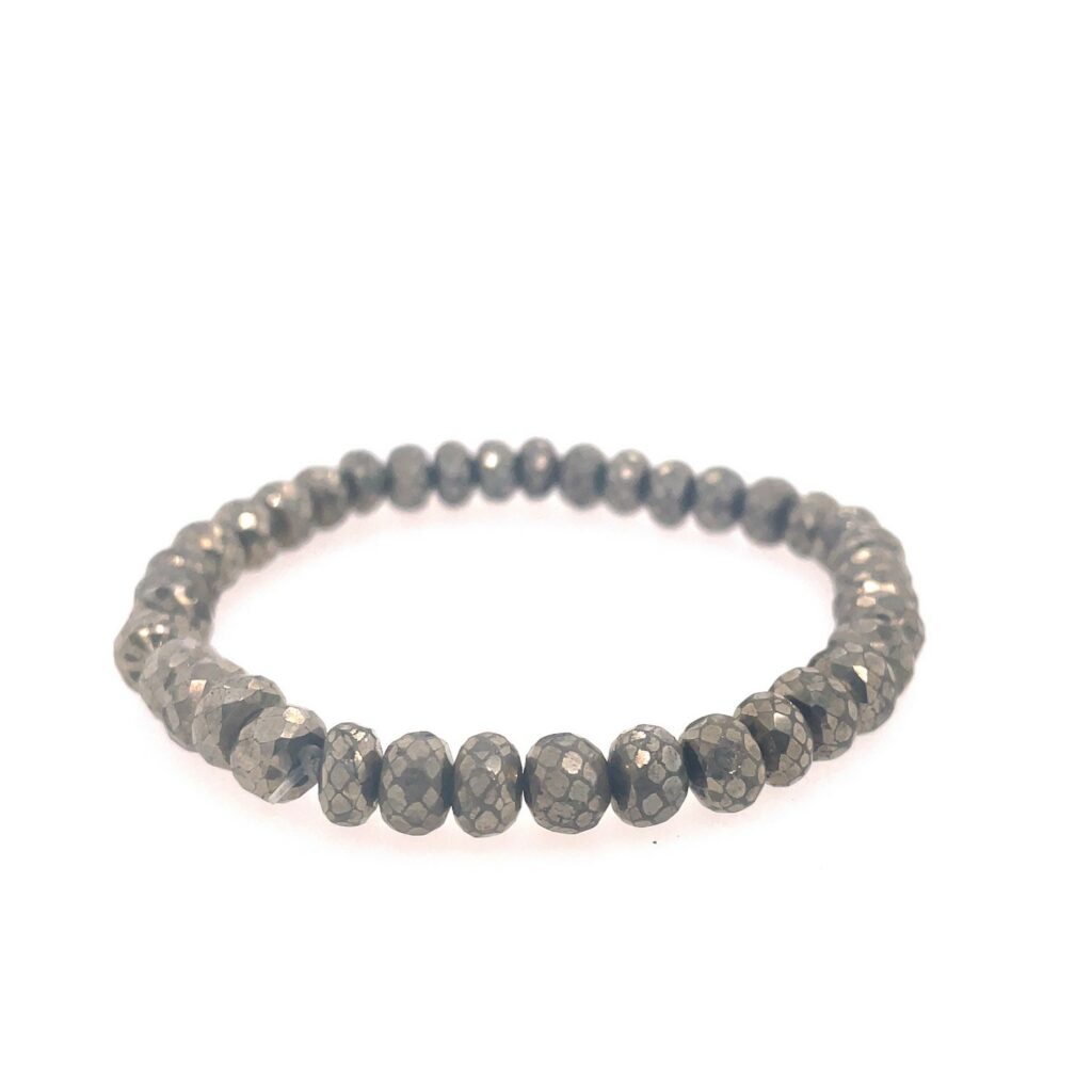 pyrite stretch bracelet
